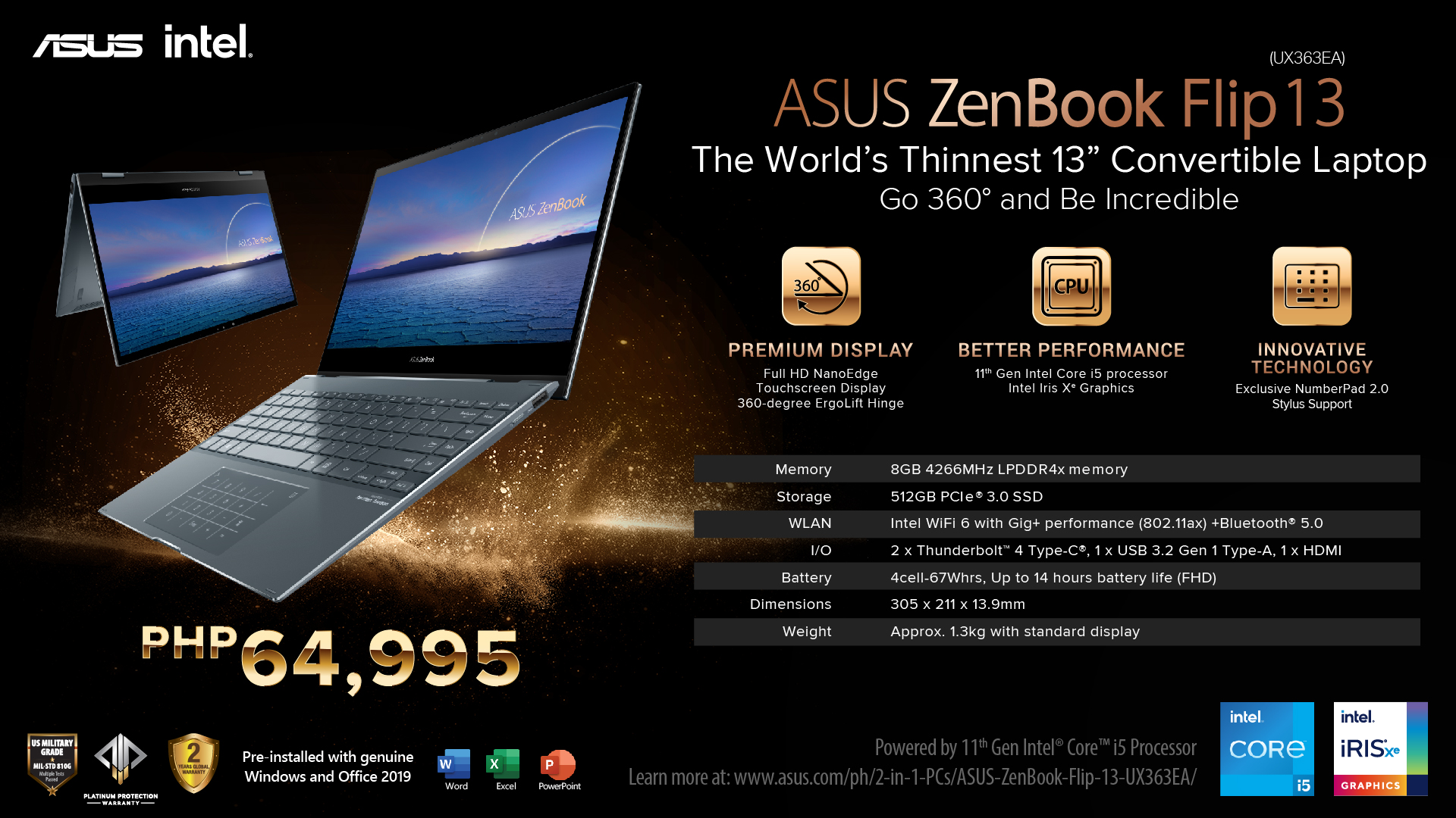 ASUS updates the Zenbook lineup with 11th generation Intel Processors