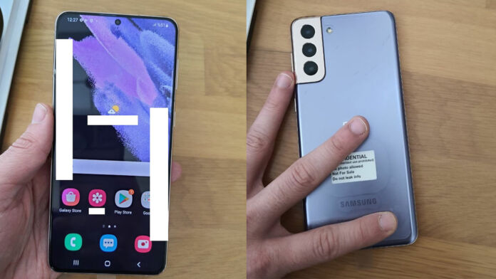 Samsung Galaxy S21+ Live Images in the Wild!