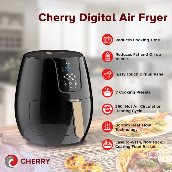 Cherry unveils the Digital Air Fryer and Clothes Dryer with Ionizer
