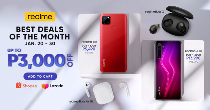 realme Philippines is giving out deals and discount this month!