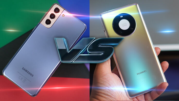 Samsung Galaxy S21+ vs Huawei Mate 40 Pro Specs Comparison