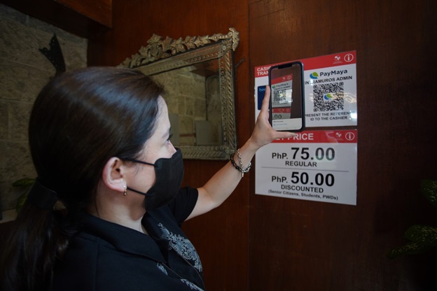 paymaya qr payment in intramuros