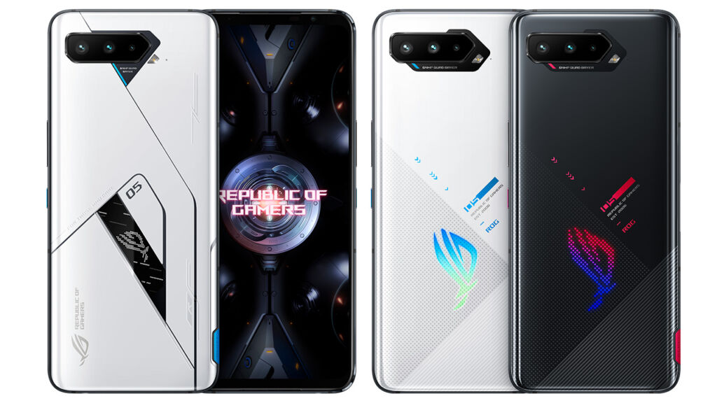 ASUS ROG Phone 5 Pro (Left) ASUS ROG Phone 5 (Right)
