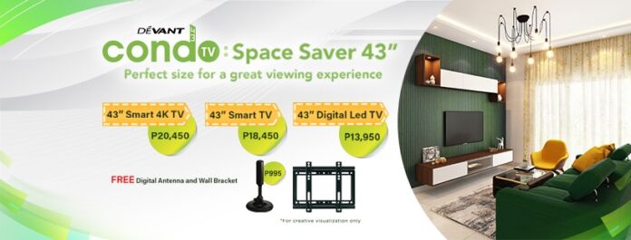 Transform your condo with Devant’s space-saving TVs
