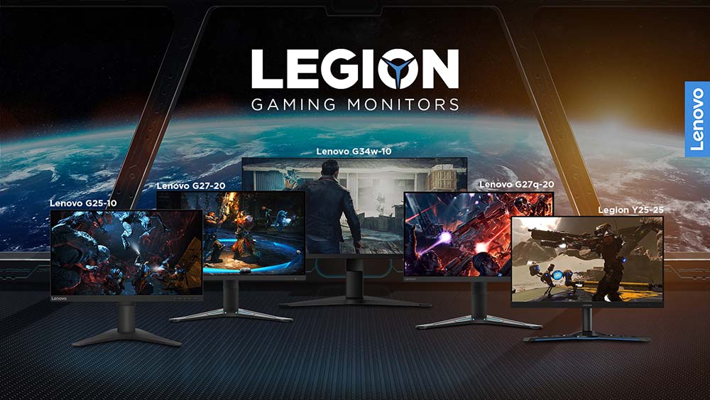 lenovo gaming and legion monitors
