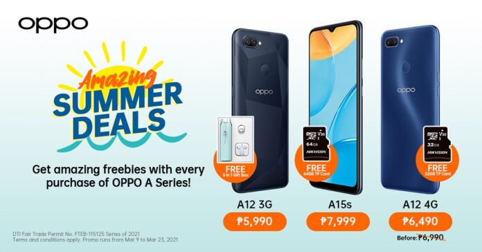 OPPO offers exclusive freebies for Reno5 series, A12, and A15s