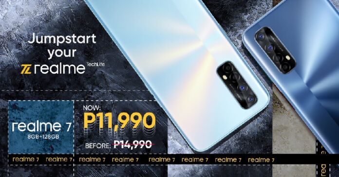 realme 7 drops price, now only at Php11,990