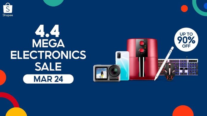 Enjoy up to 90% discount at Shopee’s 4.4 Mega Electronics Sale