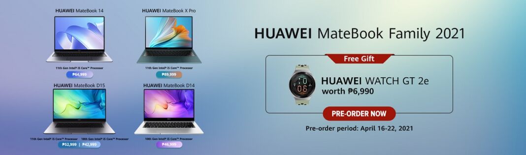 huawei matebook family 2021 specs price philippines