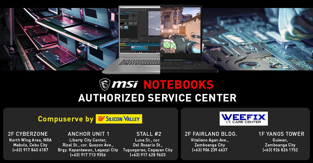 msi service centers outside metro manila