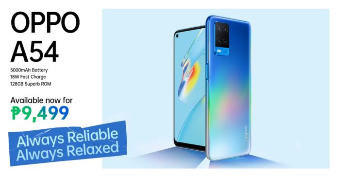 OPPO A54 now available in the Philippines