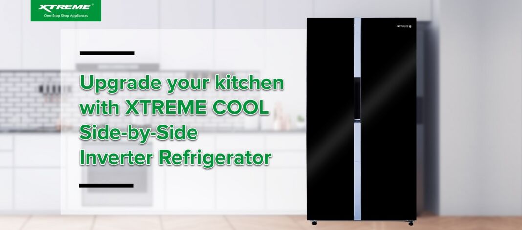 xtreme cool side by side refrigerator