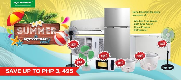 Join XTREME’s Summer promo to get FREE cool appliances