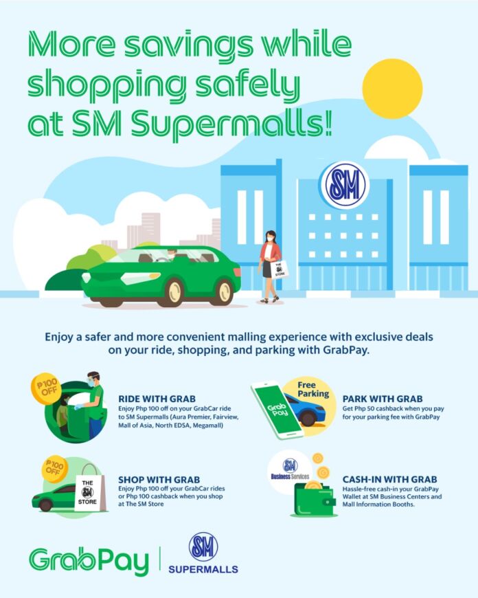 Discounts and Cashback Vouchers Awaits GrabPay users at SM Supermalls