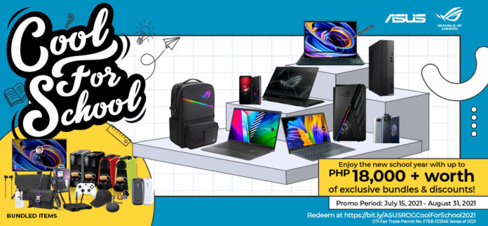 Enjoy bundles worth up to Php18,000+ with ASUS & ROG’s Cool For School Promotion
