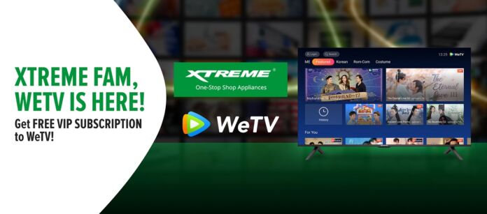 WeTV partners with XTREME Appliances, VIP Subscription up for grabs