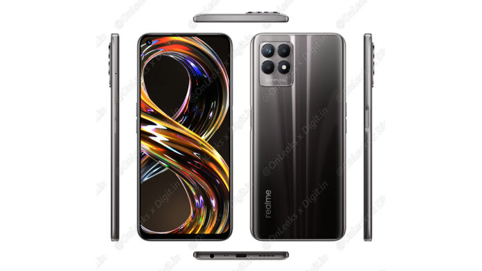 realme 8i renders leaked: Helio G96 processor with 120Hz refresh rate!