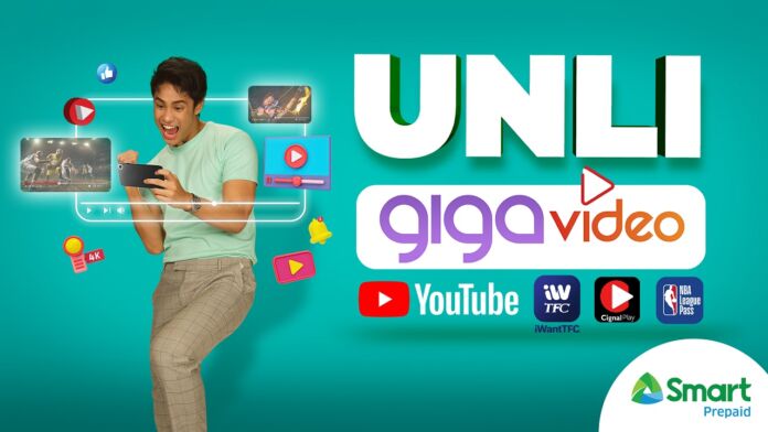Get unlimited access to social media, video apps with Smart UNLI GIGA for only Php149