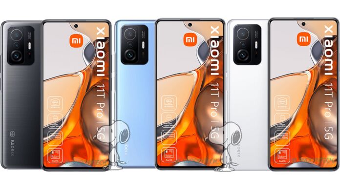 Here are the leaked renders of the Xiaomi Mi 11T and Mi 11T Pro