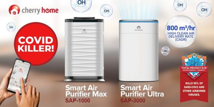 Enjoy added protection with the new Cherry Smart Air Purifiers