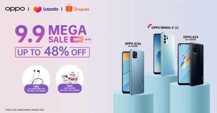 OPPO offers up to 48% discount and cool freebies on the 9.9 Super Brand Day Sale