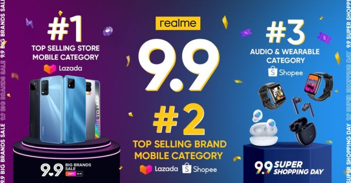 realme is the country’s top-selling mobile store during 9.9 Big Brands Sale