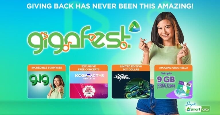 smart gigafest freebies