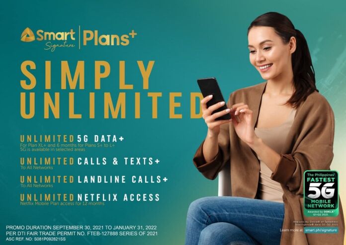 Smart outs Signature Plans+, the first and only unli 5G postpaid line-up in PH