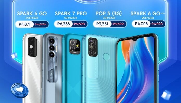 TECNO Mobile announces 9.9 deals on Lazada and Shopee