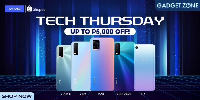 Get up to Php5,000 discount on vivo smartphones every ‘Tech Thursday’ on Shopee