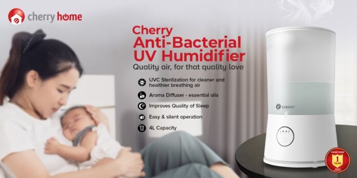 Keep safe and sound with Cherry Anti-bacterial UV Humidifier