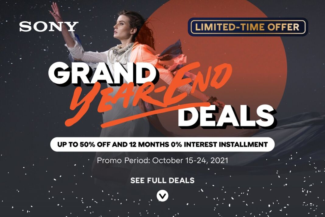 sony grand year end deals promo philippines