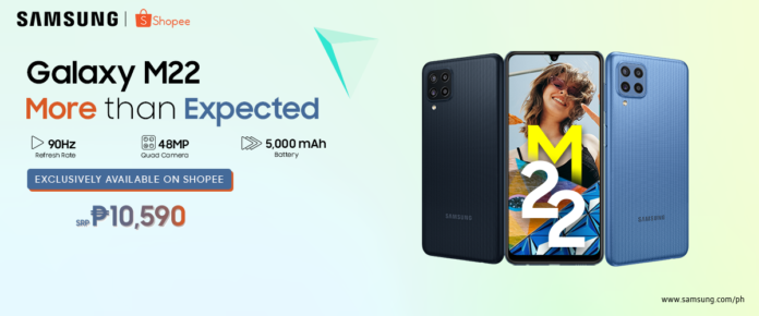 Samsung Galaxy M22 Now Available in the Philippines for Php10,590