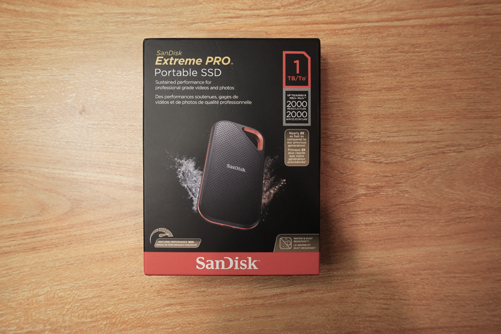 SanDisk Extreme Pro SSD Box