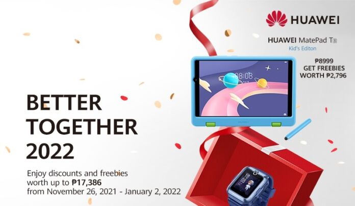 Get freebies worth up to Php17,386 with Huawei Better Together 2022 promo
