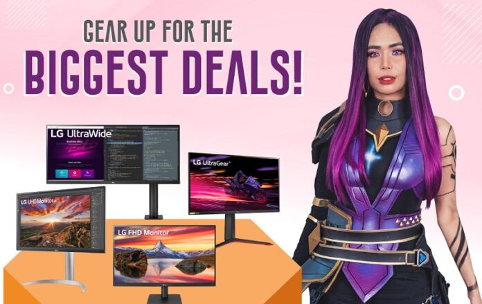 Get your new LG Monitor at a discounted price this 11.11 on Lazada, Shopee