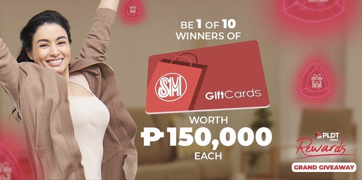 pldt home sm gift cards