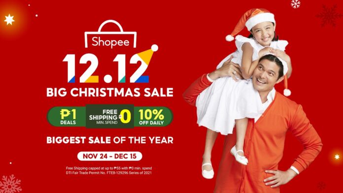 Shopee intros 12.12 Big Christmas Sale promo