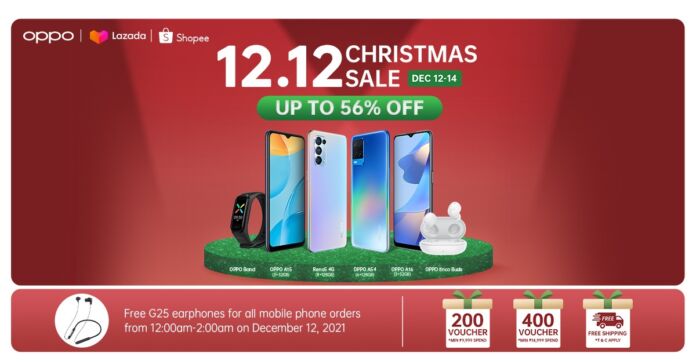 Score up to 56% discount on OPPO products this 12.12