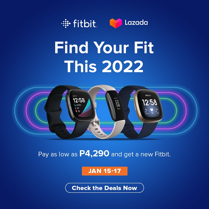 Score a brand new Fitbit device for as low as Php4 290 on Lazada