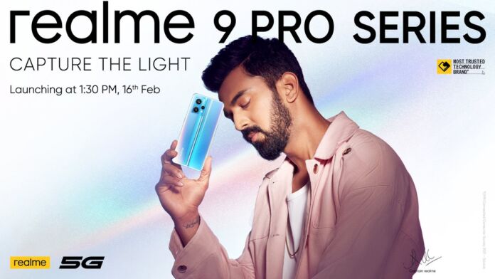 realme 9 Pro series will be officially unveiled this February 16