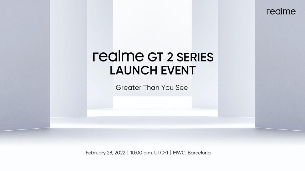 realme gt series global launch mwc 2022