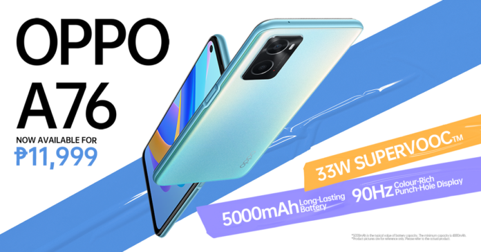 OPPO A76 Launches in the Philippines