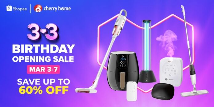 Cherry joins 3.3 sale on Lazada, Shopee