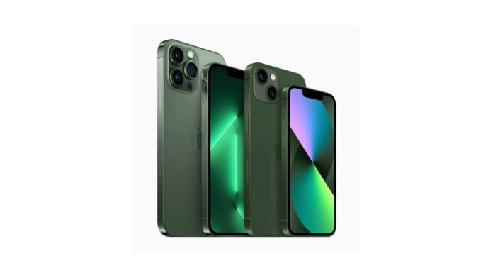 iPhone 13 series now comes in new green colorway