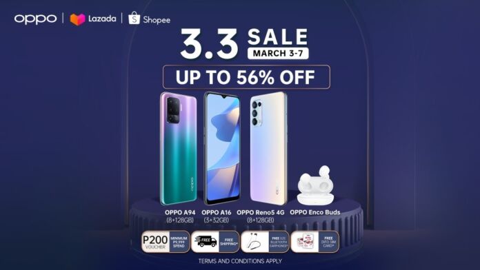 Score cool promos and freebies with OPPO 3.3 Super Brand Day sale