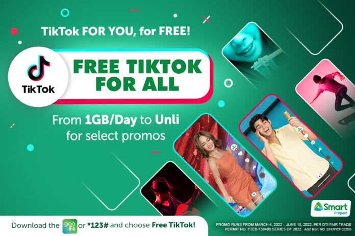 Smart Prepaid Promos will now come with FREE TikTok!