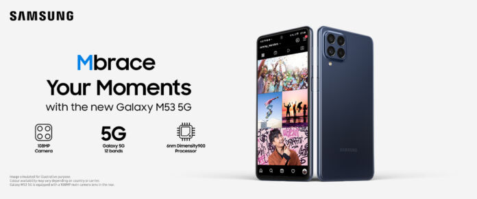 Get Php3,000 OFF on Samsung Galaxy M53 5G this June