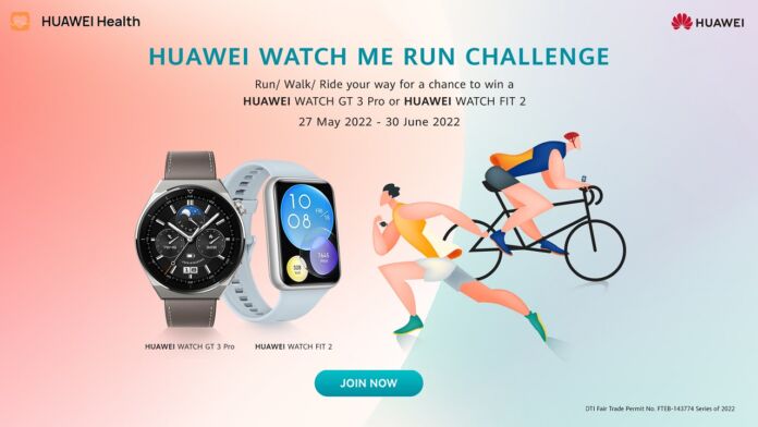 Win a new smartwatch with HUAWEI’s Watch Me Run challenge