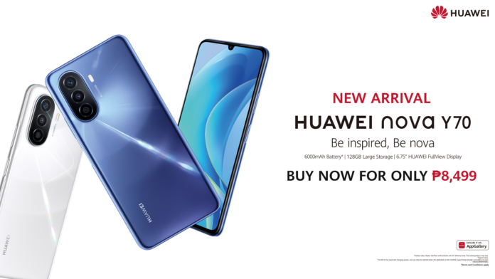 HUAWEI nova Y70 now available in the Philippines